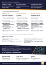 Aperçu flouté de la deuxième page de la brochure du Bachelor NeuraTech